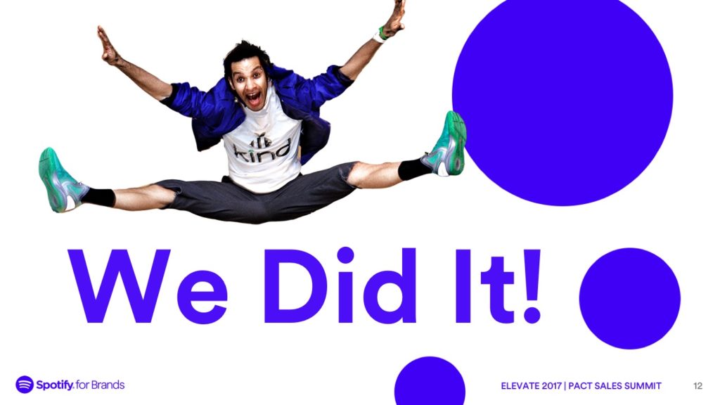 we did it we did it