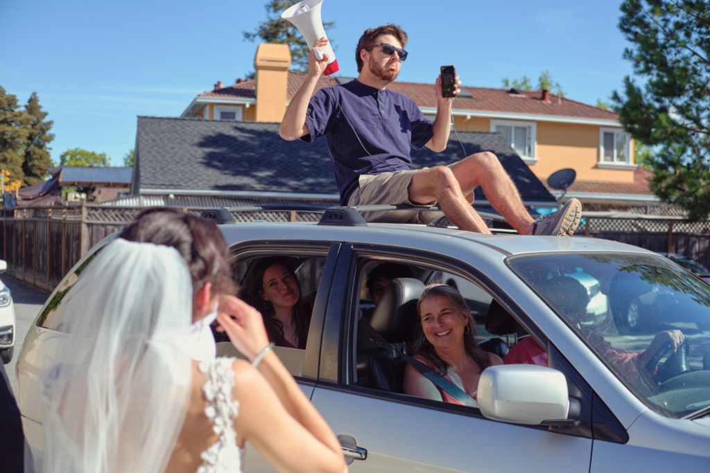 Drive by wedding